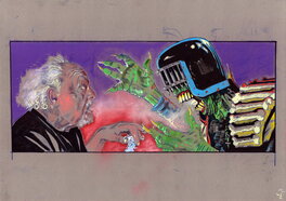 Stewart Kenneth Moore - JUDGE DEATH: Original art from ENDGAME. - Comic Strip