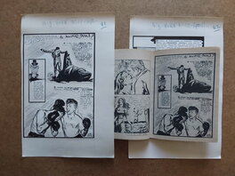 La planche 41 contact avec sa page de Publication (c'est pour vous montrer que c'est Bien publié dans ce Big HORN 22..., le PF ne sera Pas joint a la Vente des 2 Planches ) . La planche 41 contact avec sa page de Publication (c'est pour vous montrer que c'est Bien publié dans ce Big HORN 22..., le PF ne sera Pas joint a la Vente des 2 Planches ) .