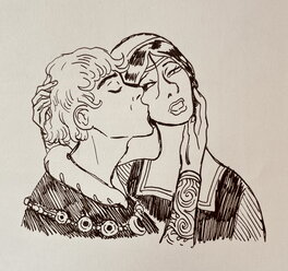 Pavel Bart - Jeannette et Raymondin - Illustration originale