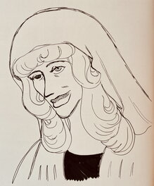 Pavel Bart - Madame Sorel - Illustration originale