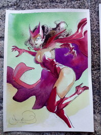 Yannick Corboz - Scarlet witch / yannick corboz - Illustration originale