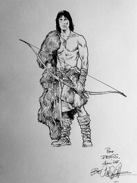 Christophe Bec - Bec, Thorgal, illustration, 2026. - Illustration originale