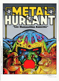 Gil Formosa - Metal HURLANT - Couverture originale
