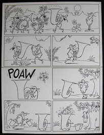 Guy Bara - Max l'Explorateur dans Tintin - Planche originale