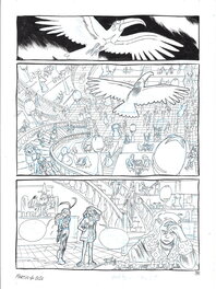 Martin Robic - Une Fête sans Fin - Planche originale 108 - Planche originale