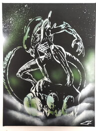 Thierry Ragobert - Aliens - Illustration originale