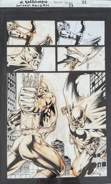 barrionuevo - Batman gotham knights - Planche originale