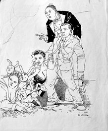 Fred Beltran - Le Ventre du Minotaure - Couverture - Original Cover