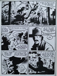 Matthieu Bonhomme - Texas cowboys - Planche originale