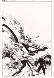 Richard Corben - Aliens VERSUS PREDATOR : WAR – Couverture originale du volume 4 - Planche originale