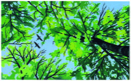 Morgane de Cadier - Premier jour - Double page n°1 - Original Illustration
