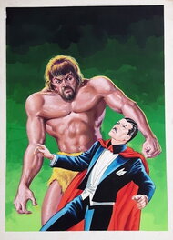 Mario Caria - Mandrake the Magician 284 - Couverture Originale (1ère série Remparts) - Couverture originale