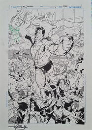 Javi Fernandez - Dc KO issue #1 cover - Couverture originale