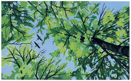 Morgane de Cadier - Premier jour - Double page n°1 - Illustration originale