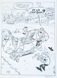 alexandre amouriq - Dojo planche 36 tome 2 - Planche originale