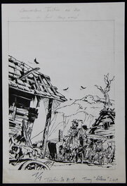 Claude Derib - Go West Le Trou des Esprits perdus - Couverture originale