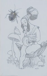 David COCHARD - "Petite nature" - Original Illustration