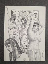 Philippe Glogowski - Les filles d'Isis - Illustration originale