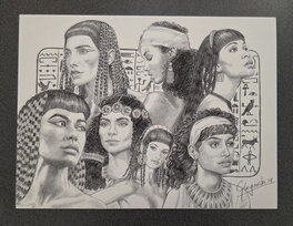 Philippe Glogowski - Les filles d'Isis - Illustration originale