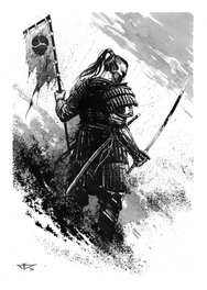 Dragan Paunovic - Japon Médiéval - Illustration 03 - Illustration originale