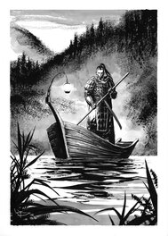 Dragan Paunovic - Japon Médiéval - Illustration 07 - Illustration originale