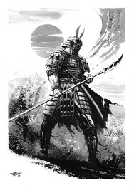 Dragan Paunovic - Japon Médiéval - Illustration 09 - Illustration originale