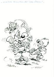 Laurent Verron - Boule & Bill - Couverture originale