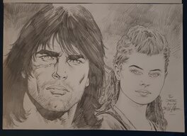 Christophe Bec - Thorgal et la déesse d'Ambre - Original Illustration