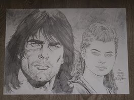 Christophe Bec - Thorgal et la déesse d'Ambre - Illustration originale