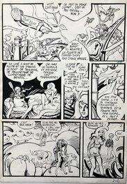 Jean-Claude Forest - BARBARELLA PAUSE-CAFÉ PANCAKE - Planche originale