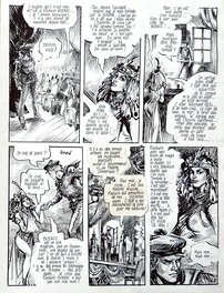 Jean-Claude Forest - La Jonque Fantôme - Planche originale