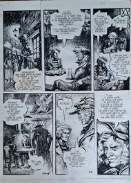 Jean-Claude Forest - La Jonque Fantôme - Planche originale