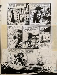 César Spadari - The Phantom at Sea - Planche originale