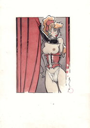 Michetz - Le corset - Illustration originale