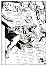 Philippe Bringel - Spiderman les sens en alerte - Original Illustration