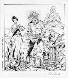 Gil Formosa - Publicité style Blueberry - Comic Strip