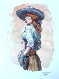 Jacques Lamontagne - Calamity Jane - Original Illustration