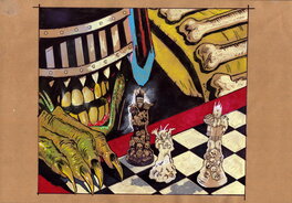 Stewart Kenneth Moore - Judge DEATH : Chess - Comic Strip