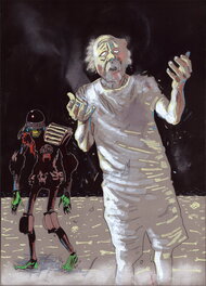 Stewart Kenneth Moore - Judge DEATH :  The Dance Macabre panel 2 - Planche originale