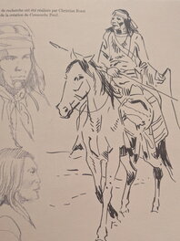 Croquis présent dans le portfolio Canal BD de Commanche Trail et ressemblant étrangement a mon dessin original Croquis présent dans le portfolio Canal BD de Commanche Trail et ressemblant étrangement a mon dessin original