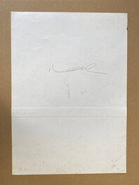 Dos de la planche signé par loisel Dos de la planche signé par loisel
