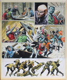 Don Lawrence - The RISE and FALL of the TRIGAN EMPIRE - "The Three Princes" / “De zonen van de keizer” (Dutch title) - Planche originale