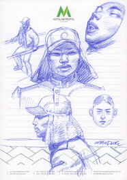 Liberatore - Les 5 Visages - Original Illustration