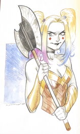 Miki Montlló - Miki Montllo Harley Quinn - Illustration originale