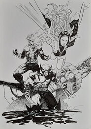 Philippe Xavier - X-Men - Illustration originale