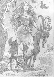 Mohamed Aouamri - Mortepierre - Illustration originale
