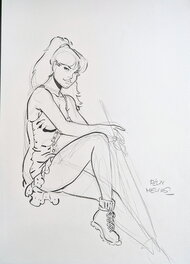 Félix Meynet - Croquis préparatoire Felix Meynet - Œuvre originale