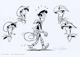 Gil Formosa - Lucky LUKE Attitudes - Comic Strip