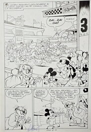 Sergio Asteriti - Topolino e la faccenda Goldenbroc, page 11 - Planche originale