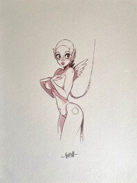 Alessandro Barbucci - Skydoll - Illustration originale